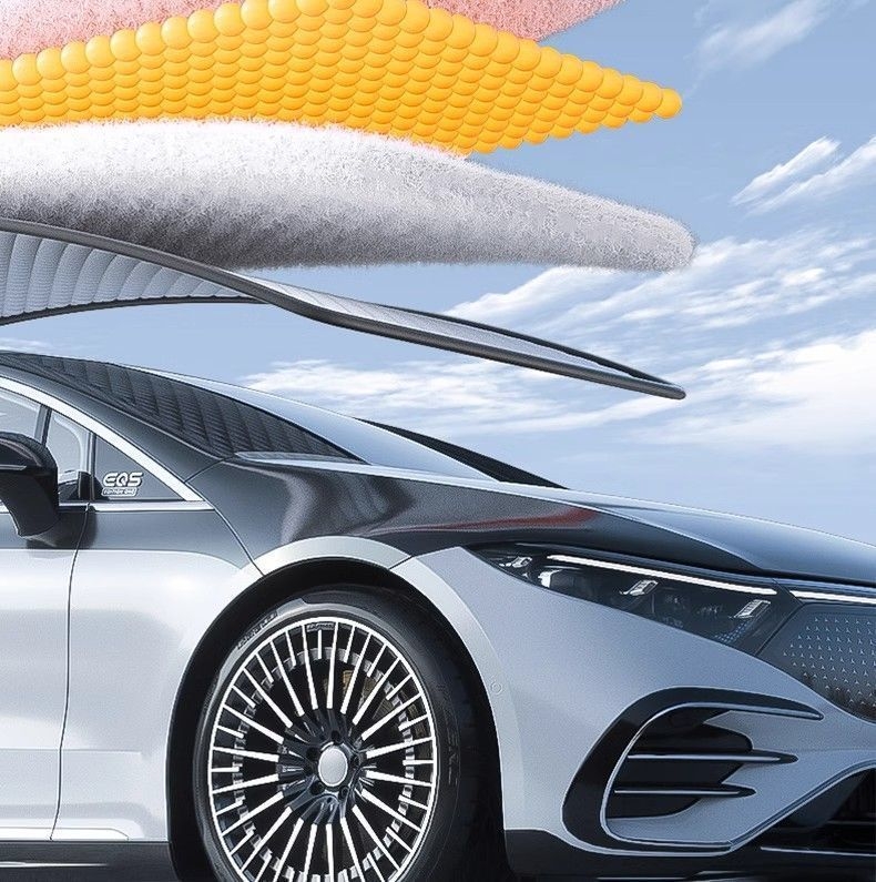 Snježni pokrov za automobil, kompatibilan s Ideal autom pokrivačem, ojačano magnetsko prianjanje, toplinska izolacija, zaštita od sunca, antifriz, protiv snijega