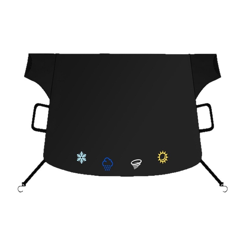 Scut de zăpadă pentru parbrizul frontal al mașinii — magnetic, îngroșat, universal, din pânză Oxford