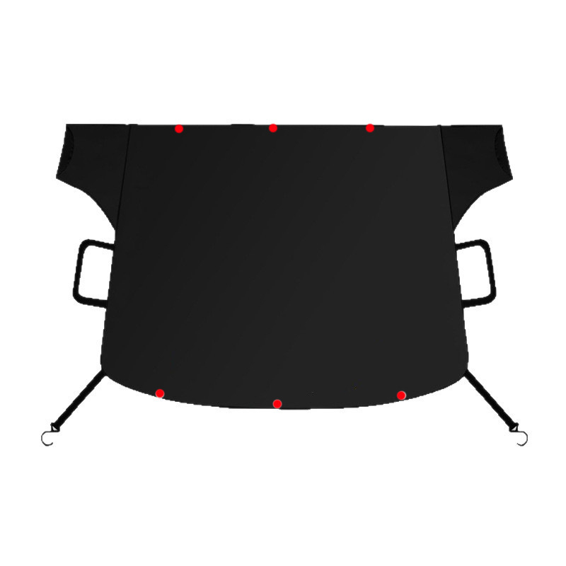 Scut de zăpadă pentru parbrizul frontal al mașinii — magnetic, îngroșat, universal, din pânză Oxford