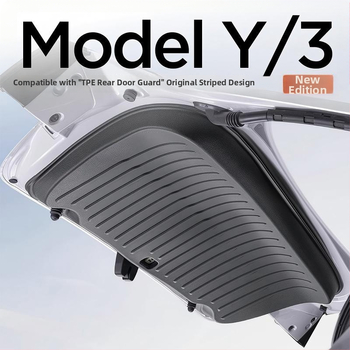 Tesla Model Y/3 πίσω κάλυμμα αποσκευών – πλήρης κάλυψη, προστατευτικό πάνελ πόρτας του πίσω χώρου, εσωτερική προστασία; Υλικό: TPE; Αριθμός προϊόντος: 123; Χωρίς λογότυπο; Χωρίς εξατομίκευση
