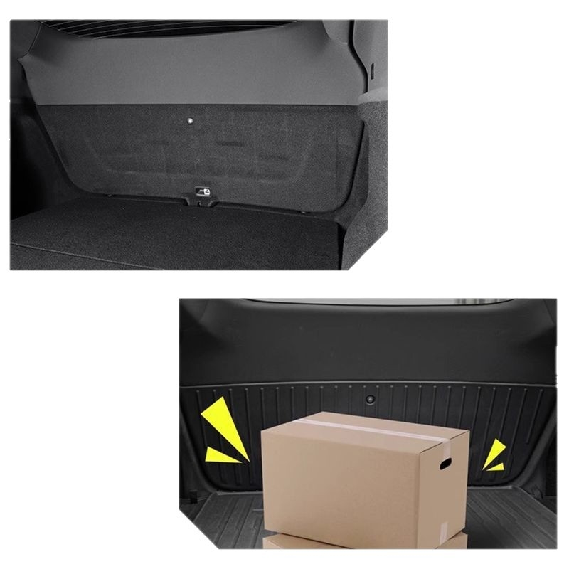 Tesla Model Y/3 πίσω κάλυμμα αποσκευών – πλήρης κάλυψη, προστατευτικό πάνελ πόρτας του πίσω χώρου, εσωτερική προστασία; Υλικό: TPE; Αριθμός προϊόντος: 123; Χωρίς λογότυπο; Χωρίς εξατομίκευση