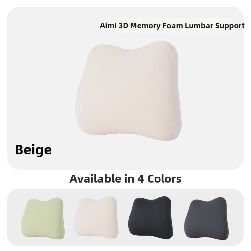 Sada bedrovej opory a vankúša na krk do auta, pamäťová pena, nylonový povrch, viacuholné nastavenie, univerzálna kompatibilita