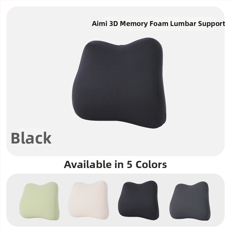 Sada bedrovej opory a vankúša na krk do auta, pamäťová pena, nylonový povrch, viacuholné nastavenie, univerzálna kompatibilita