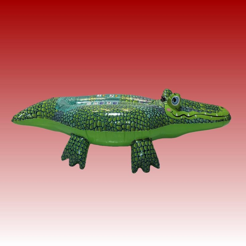 Naduvani krokodilski pluteni za djecu, PVC materijal, nosivost 60 kg, neto težina 0,51 kg