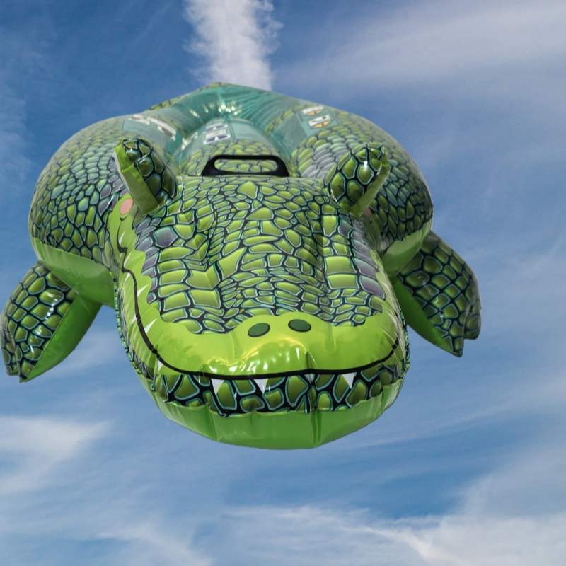 Naduvani krokodilski pluteni za djecu, PVC materijal, nosivost 60 kg, neto težina 0,51 kg