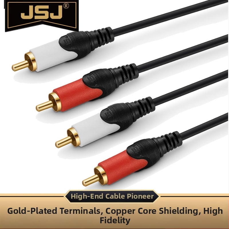RCA audio kabel JSJ Jinshan, PVC omotač, ROHS certifikat, za audio-vizualne sustave