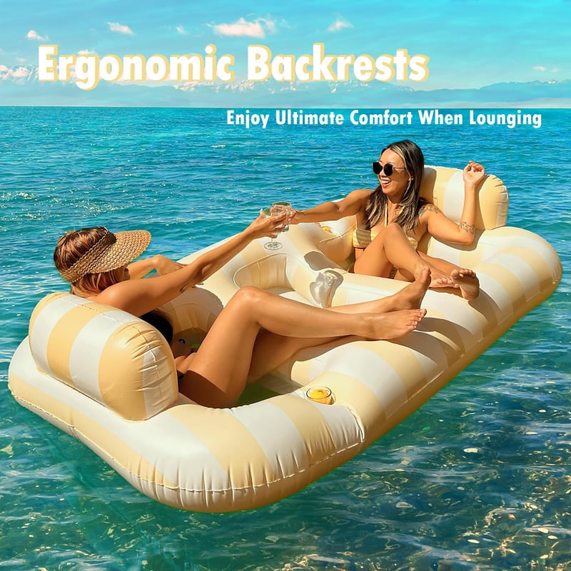 Dvostruka napuhana ležaljka za bazen, vanjska upotreba; PVC materijal, Jingpeng outdoor, kategorija proizvoda: Drugo