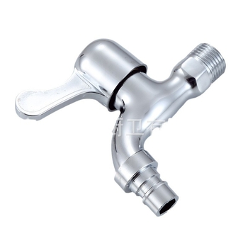 Robinet de alimentare încorporat pentru mașina de spălat, cu închidere rapidă extinsă, aliaj de zinc, intrare/ieșire 15 mm, 0–90°C, 1,6 MPa