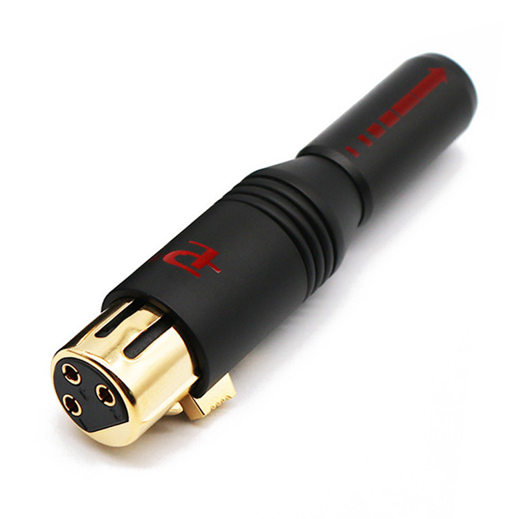 XLR audio csatlakozó készlet — tiszta réz aranyozással, kiegyensúlyozott csatlakozó (Márka: MVS/Magic Recitation; Működési hőmérséklet-tartomány: -40…80 °C; Tanúsítvány: gyári ellenőrzés)