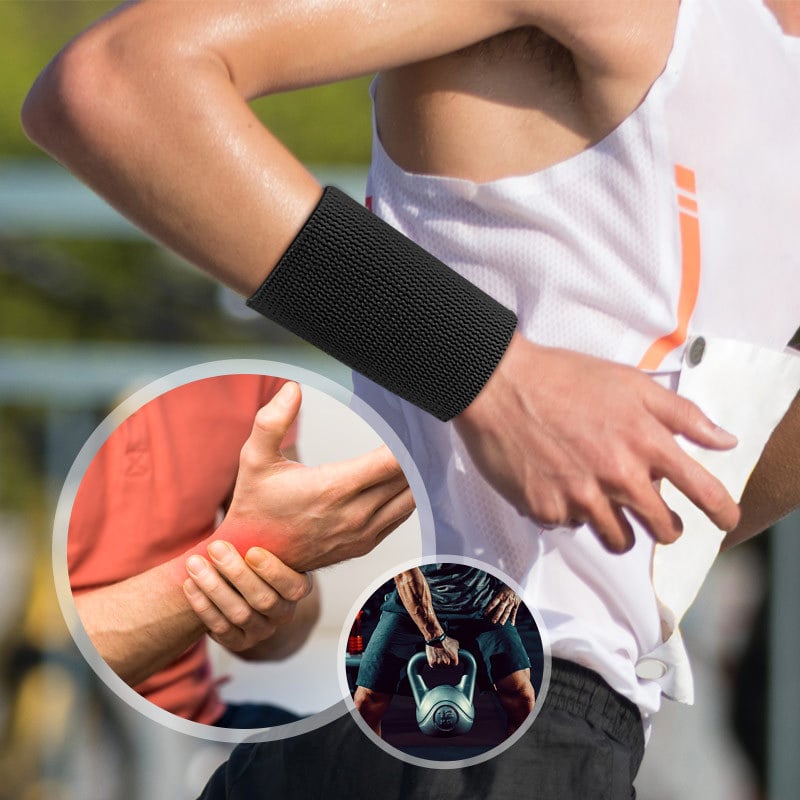 Ortez gležnja za sport, prozračan materijal Sebs najlon 85% / lateks 15%, za odrasle, rekreativni sportovi