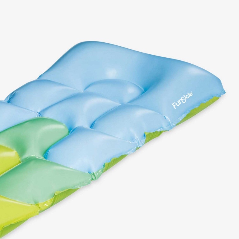 Φουσκωτό στρώμα PVC για ενήλικες με μαξιλάρι – εξωτερική αντλία αέρα, χειροκίνητο φούσκωμα, 200 kg χωρητικότητα