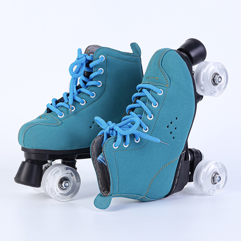 Patine za rolanje s PU gornjim dijelom, gumom na đon, dvostruki kotači, unisex