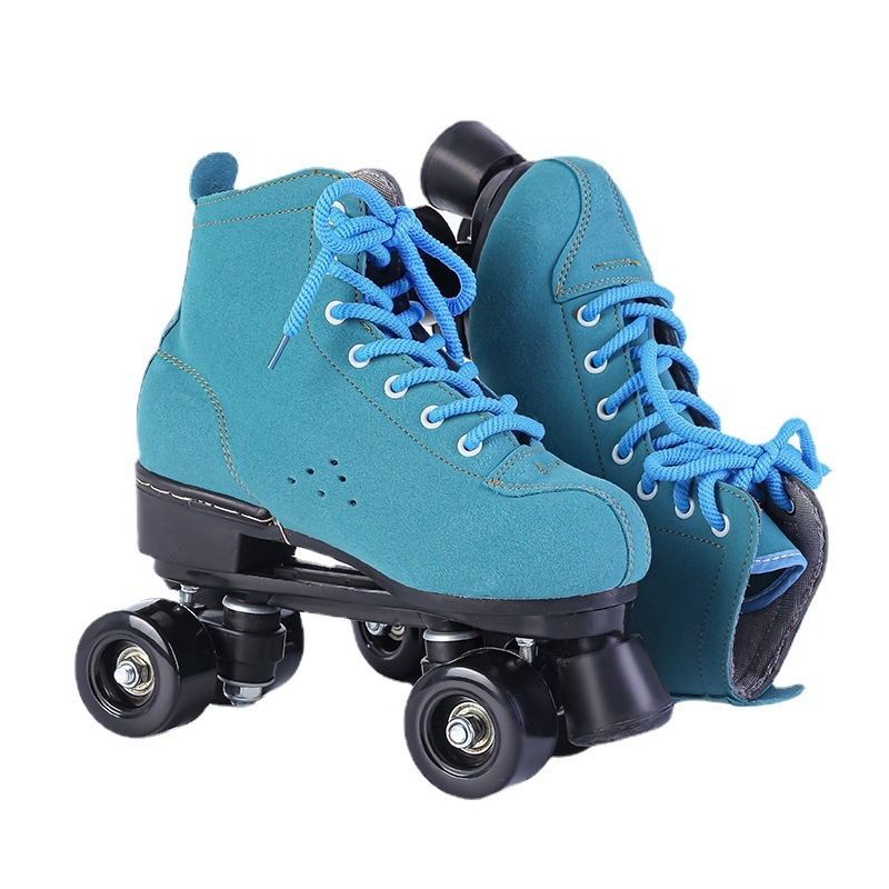 Patine za rolanje s PU gornjim dijelom, gumom na đon, dvostruki kotači, unisex