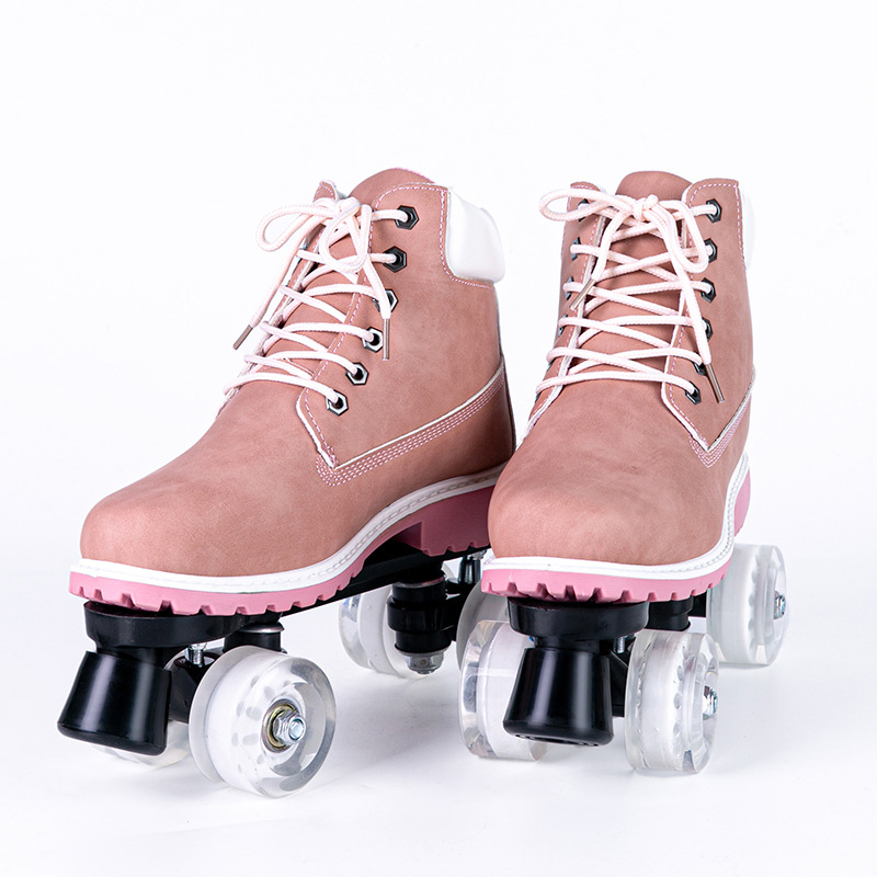 Görkorcsolya – uniszex, dupla kerék, PU felsőrész, gumitalp