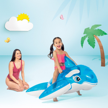 INTEX Átlátszó kék bálna felfújható vízi játék gyerekeknek és felnőtteknek; Anyag: környezetbarát PVC; Márka: INTEX; Kategória: Egyéb