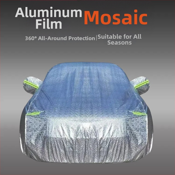 Automobilska navlaka s aluminijskom folijom — zaštita od sunca i kiše, toplinska izolacija, debela, otporna na prašinu, univerzalna za sve sezone