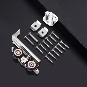 Τροχός οδηγού συρόμενης πόρτας – Νάιλον/Ατσάλι/Κράμα, Ø45mm εξωτερική διάμετρος, διάμετρος άξονας 13mm, ακτίνα αυλακιού για σχοινί 10mm, μέγιστο φορτίο 100kg