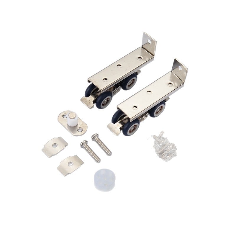 Τροχός οδηγού συρόμενης πόρτας – Νάιλον/Ατσάλι/Κράμα, Ø45mm εξωτερική διάμετρος, διάμετρος άξονας 13mm, ακτίνα αυλακιού για σχοινί 10mm, μέγιστο φορτίο 100kg