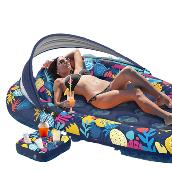3-u-1 napuhujući bazenski float s odvojivim suncobranom, PVC materijal