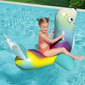 Bestway 41479 Dječja nafukljiva pluta za bazen u obliku seal, 1.57 x 1.14 m