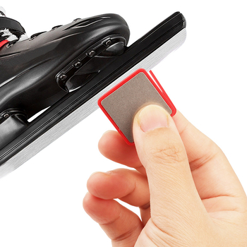 Ακονιστής ακρών πατινιών πάγου – διπλής όψης διαμαντοκεραμικός ακονιστής με εκτύπωση λογότυπου; προσαρμογή και ιδιωτική ετικέτα.