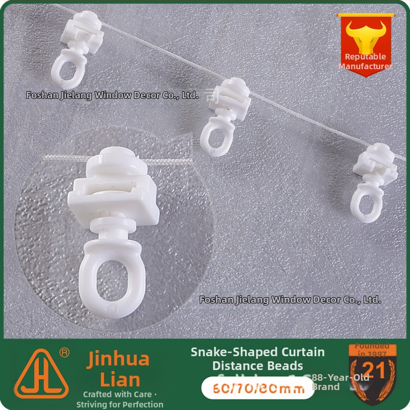 Príslušenstvo pre hadovité závesy – Model J20-061, POM, pre zavesené závesy, pohyblivé guľôčky