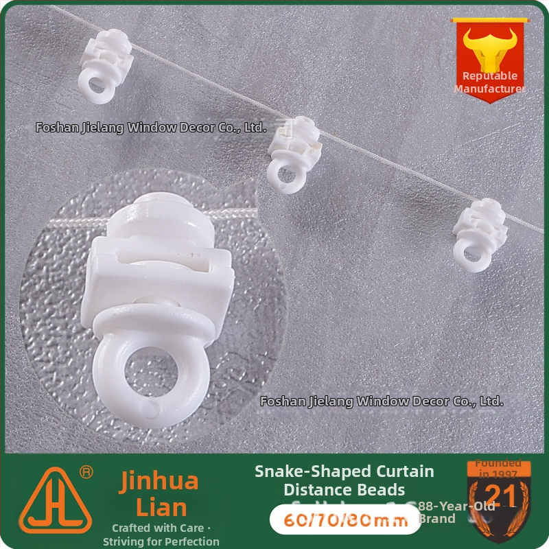 Príslušenstvo pre hadovité závesy – Model J20-061, POM, pre zavesené závesy, pohyblivé guľôčky