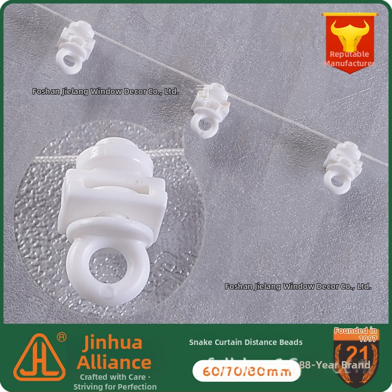 Príslušenstvo pre hadovité závesy – Model J20-061, POM, pre zavesené závesy, pohyblivé guľôčky