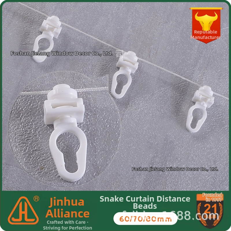 Príslušenstvo pre hadovité závesy – Model J20-061, POM, pre zavesené závesy, pohyblivé guľôčky