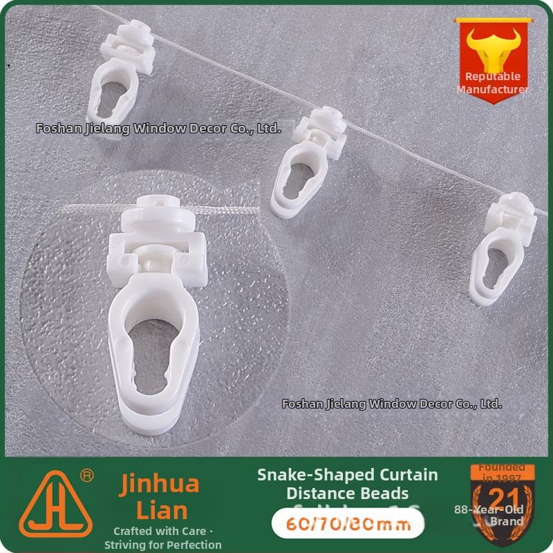 Príslušenstvo pre hadovité závesy – Model J20-061, POM, pre zavesené závesy, pohyblivé guľôčky