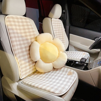 Autóülés párna: lapos, egyszerű stílus; töltet selyemrost; felület PS; szellőző; univerzális minden évszakra