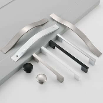 Drška za vrata ormara — aluminijska legura, oksidacijski završetak, model 777, marka Lianyang, moderni minimalistički stil