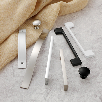 Drška za vrata ormara — aluminijska legura, oksidacijski završetak, model 777, marka Lianyang, moderni minimalistički stil