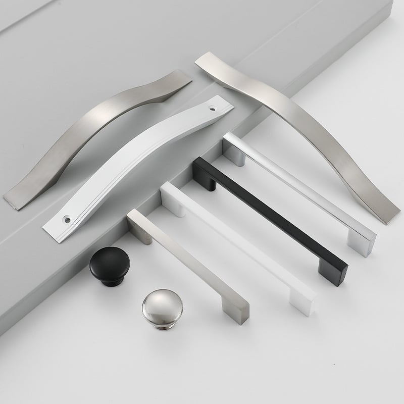 Drška za vrata ormara — aluminijska legura, oksidacijski završetak, model 777, marka Lianyang, moderni minimalistički stil