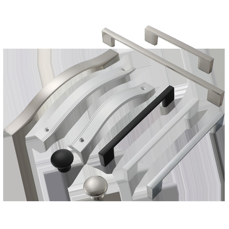 Drška za vrata ormara — aluminijska legura, oksidacijski završetak, model 777, marka Lianyang, moderni minimalistički stil