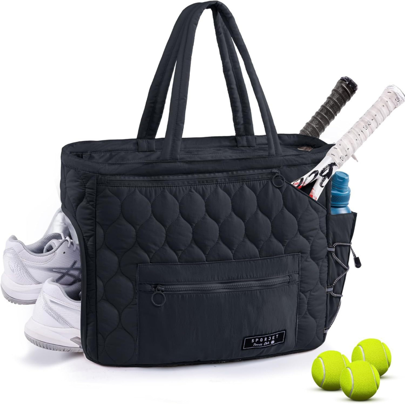 Torba za tenis – poliester, dijamantni uzorak, ručna ili na rame, vanjska sportska torba