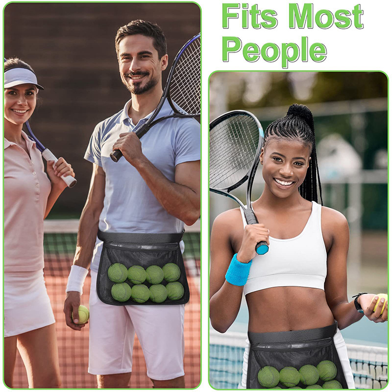 Vanjska torba za tenis lopte s pojasom za pickleball, prijenosna golf torba za pohranu i sportska torba za pohranu lopti