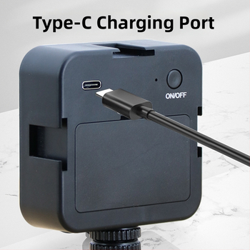 Prenosné osvetlenie pre fotografovanie – 120 LED, 6500K, stmievateľné a nastaviteľné farby, USB nabíjanie