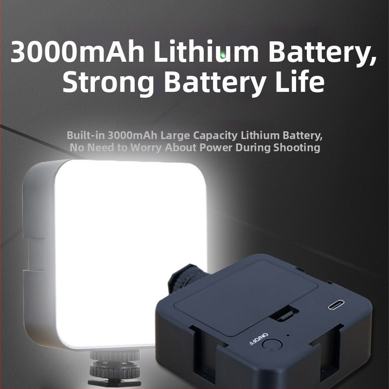 Prenosné osvetlenie pre fotografovanie – 120 LED, 6500K, stmievateľné a nastaviteľné farby, USB nabíjanie