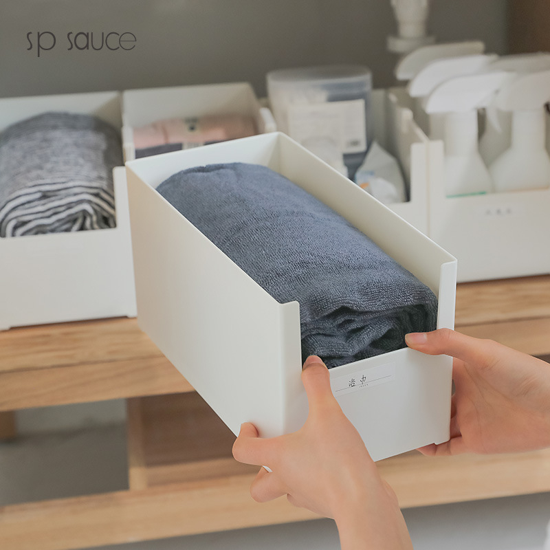Organizator kuhinje i kupaonice s pregradom ladice, ABS materijal, kapacitet 2L, japanski stil