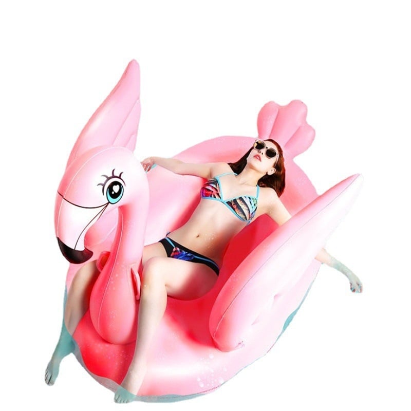 Plivački madrac za vodu s flamingo motivom, PVC, HC001
