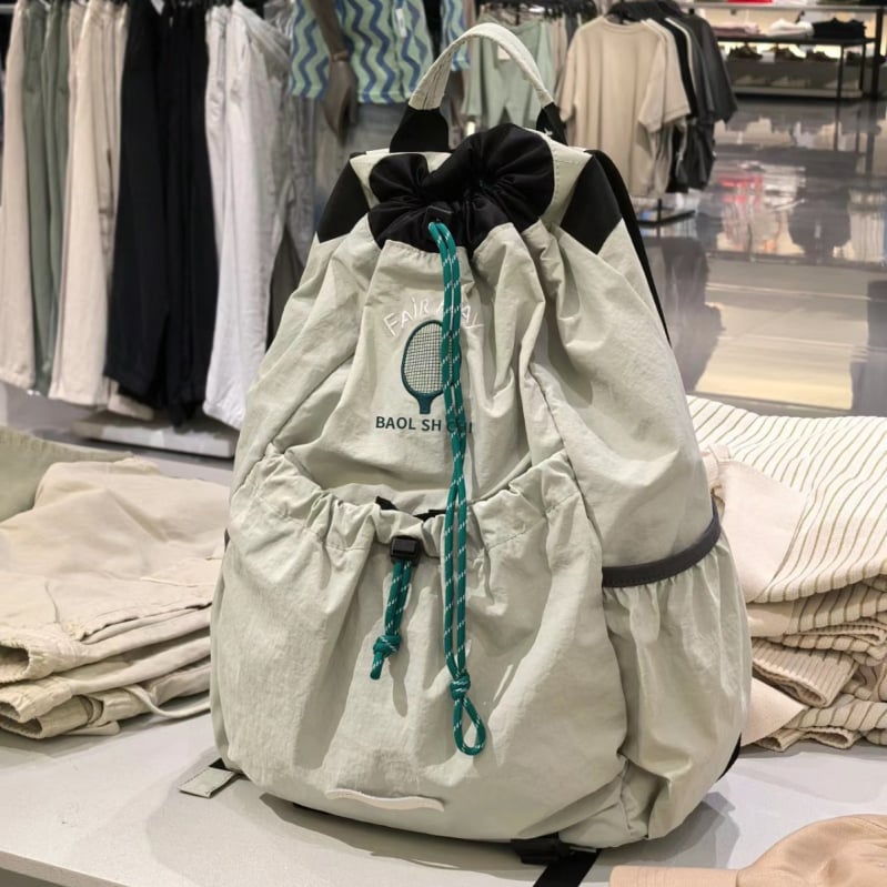Najlonski ruksak, otporan na habanje, unisex, zakrivljeni ramenski pojas, podstava od poliestera