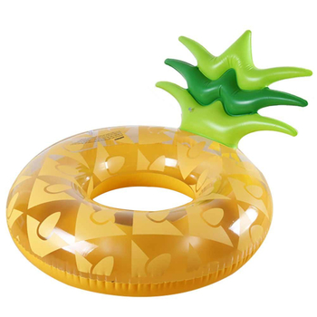 Ananas oblik plivački prsten s dvobojnim lišćem, napuhljivo sjedalo za odrasle