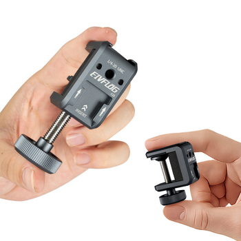 Σταντ φωτογραφίας από κράμα αλουμινίου, 2 τμημάτων, φόρτος 1–3 kg, ύψος εργασίας 50 mm, βάρος 105 g, μάρκα Eivf log