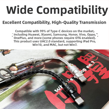 Adaptor DAC audio Type-C pentru telefoane mobile și PC-uri - Realtek ALC5686, Brand Alone, Model 5686 Transfer