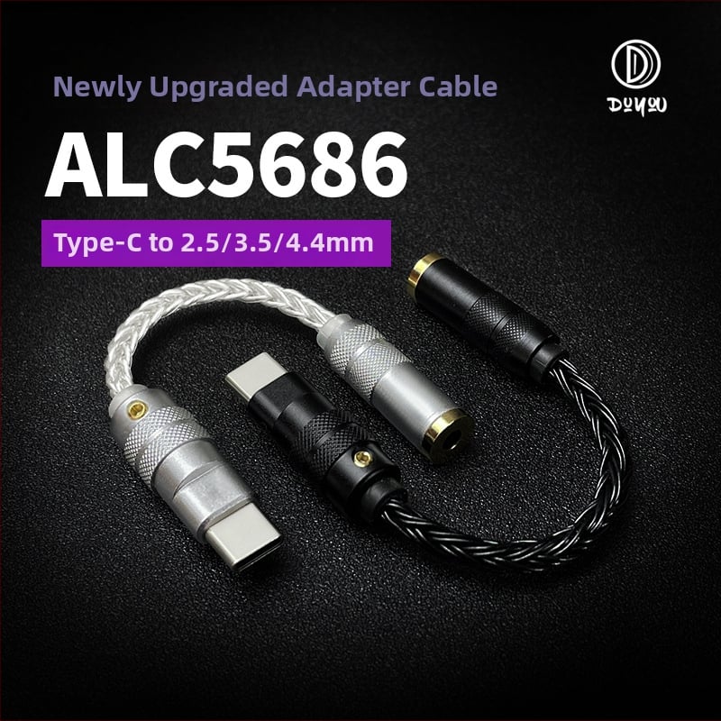 Adaptor DAC audio Type-C pentru telefoane mobile și PC-uri - Realtek ALC5686, Brand Alone, Model 5686 Transfer