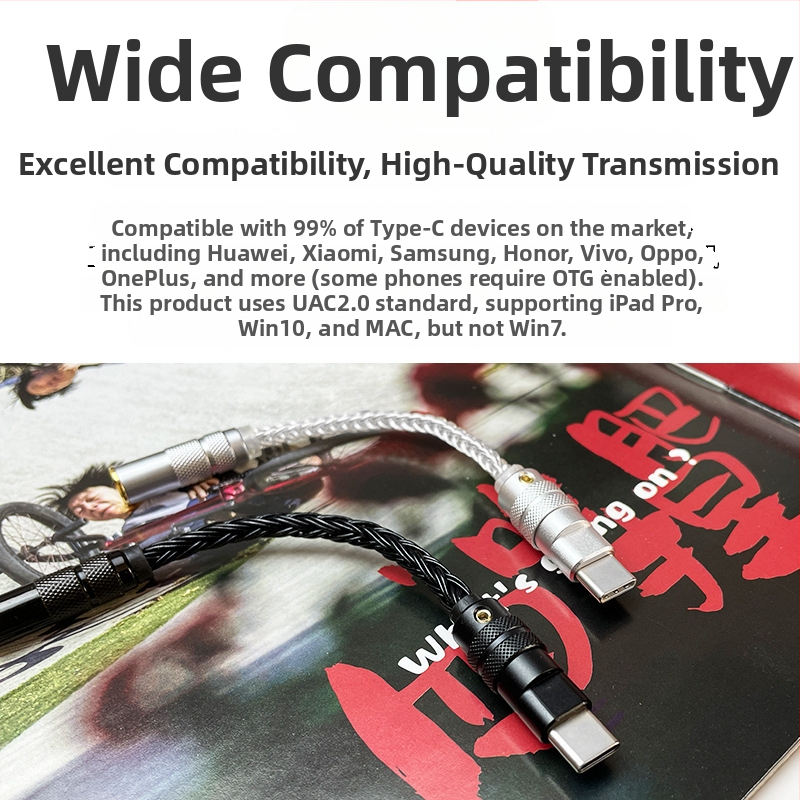 Adaptor DAC audio Type-C pentru telefoane mobile și PC-uri - Realtek ALC5686, Brand Alone, Model 5686 Transfer