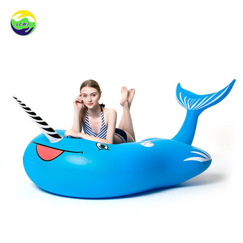 Felfújható narvál forma úszó deszka – Li Cheng Toys; Anyag: Környezetbarát PVC; Kategória: Egyéb; Vízis játék