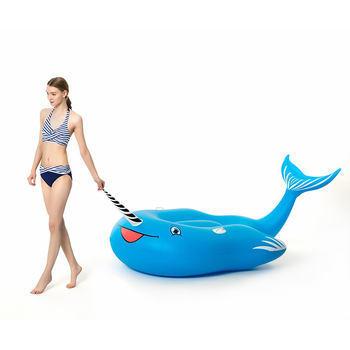 Felfújható narvál forma úszó deszka – Li Cheng Toys; Anyag: Környezetbarát PVC; Kategória: Egyéb; Vízis játék