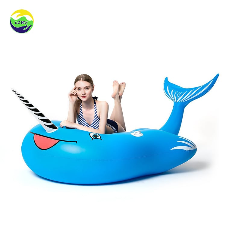 Felfújható narvál forma úszó deszka – Li Cheng Toys; Anyag: Környezetbarát PVC; Kategória: Egyéb; Vízis játék